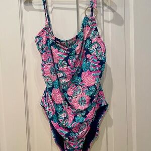 Lilly Pulitzer Vibrant Floral One-Piece Swimsuit